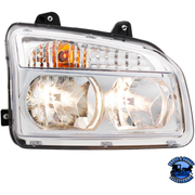 HEADLIGHT ASSEMBLY FOR 2015-2025 KENWORTH T880 (Choose Side) HEADLIGHT Passengers Light Gray