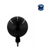 Black "Billet" Style Groove Headlight With Visor H4 Bulb With 34 Amber LED #32681 HEADLIGHT Black