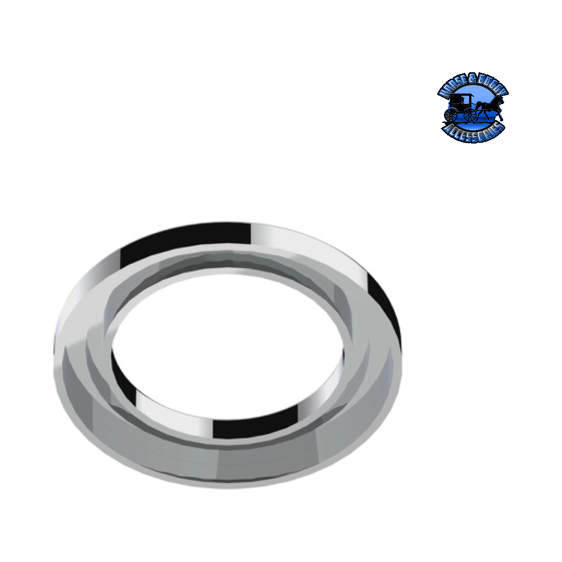 CHROME PLASTIC SMALL GAUGE BEZEL FOR FREIGHTLINER (With or Without Visor) Gauge Bezel With,Without Dark Gray