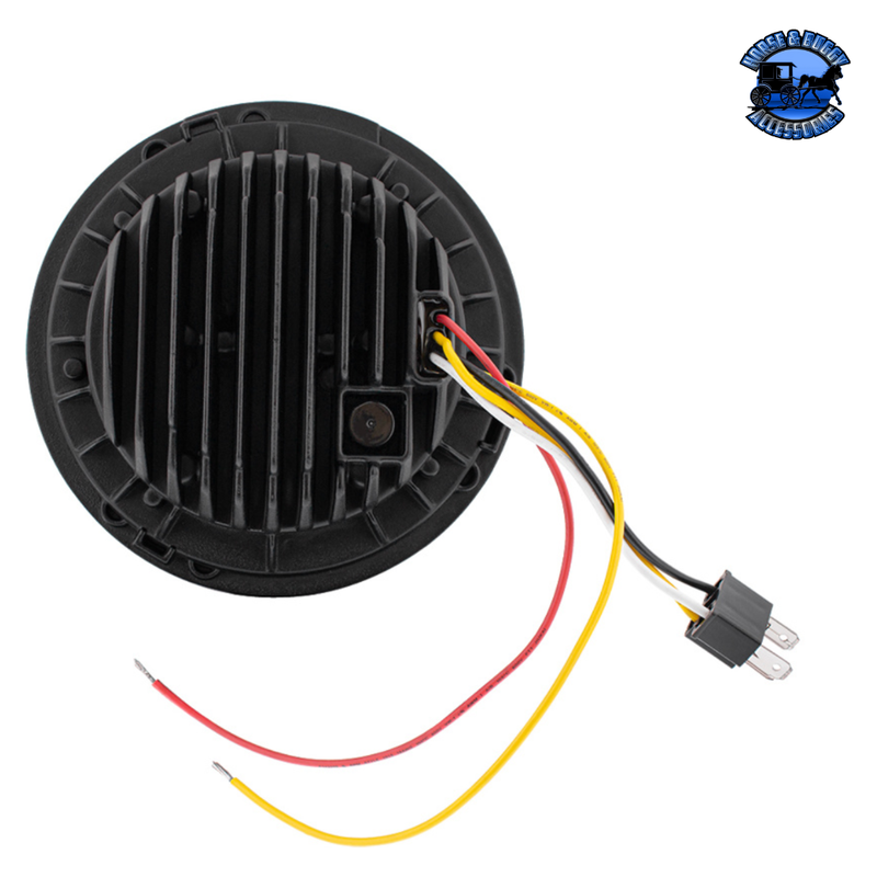 ULTRALIT - HIGH POWER LED 7" PROJECTION LIGHT WITH DUAL COLOR LED HALO & CLASSIC STYLE LENS #31499 LED Headlight Black