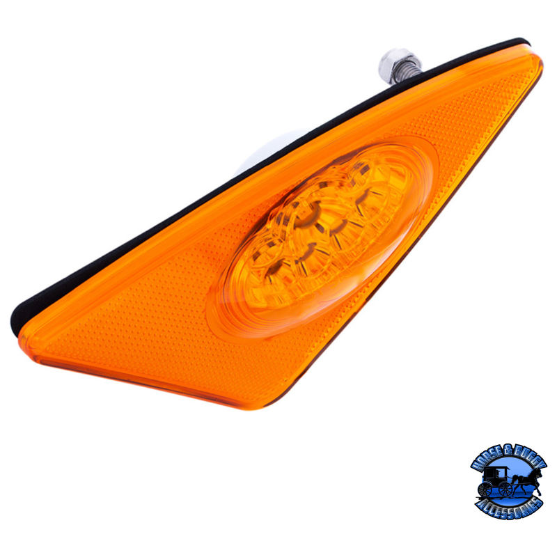 9 LED COMPETITION SERIES FENDER LIGHT FOR 2007-2017 KENWORTH T660 (Choose Side) (Choose Lens) FENDER LIGHT Driver's Side / Amber,Driver's Side / Clear,Passenger's Side / Amber,Passenger's Side / Clear Dark Orange