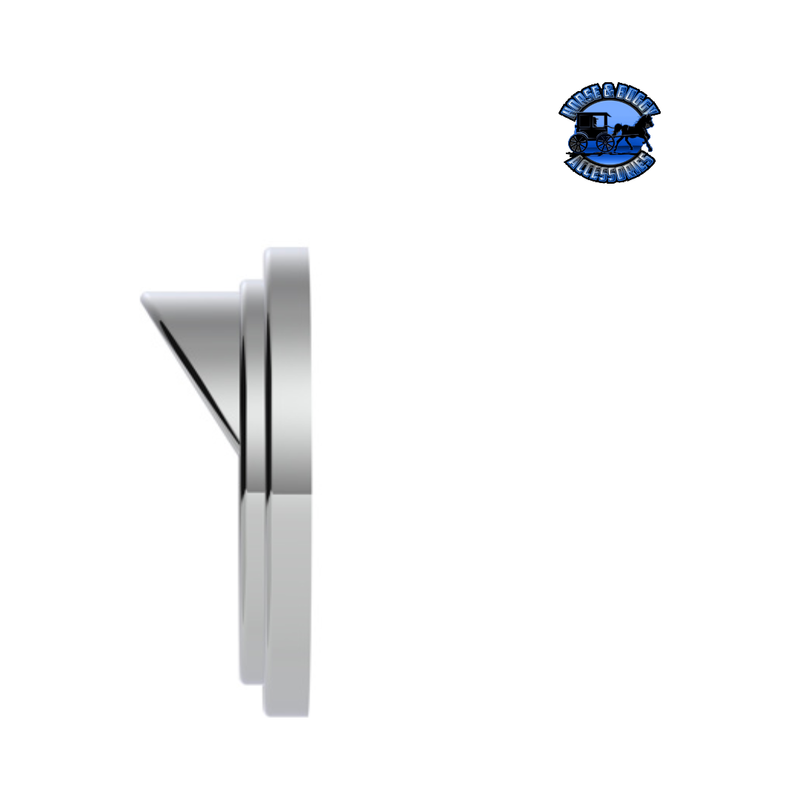 CHROME PLASTIC SMALL GAUGE BEZEL FOR FREIGHTLINER (With or Without Visor) Gauge Bezel With,Without Gray