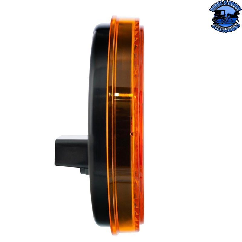3 LED 4" Round Light(Turn Signal)-Amber LED/Amber Lens #38063B