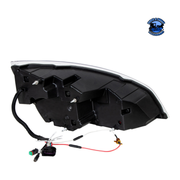 10 LED PROJECTOR HEADLIGHT WITH LED SEQUENTIAL TURN & DRL FOR 2018-2024 CASCADIA (Choose Color) (Choose Side) HEADLIGHT Chrome / Driver's Side,Chrome / Passenger's Side,Black / Driver's Side,Black / Passenger's Side Black