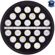 ULTRALIT - 24 HIGH POWER LED CIRCULAR LIGHT WITH DUAL COLOR LED POSITION LIGHT BAR #36452 LED Circular Light Black