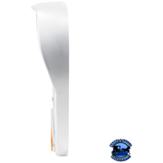 10 LED 5" X 7" HEADLIGHT BEZEL WITH VISOR (Choose Lens Color) Headlight Bezel Amber,Clear Light Gray