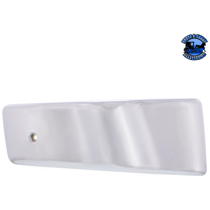 CHROME PLASTIC BOTTOM MIRROR POST COVER FOR 1996-2010 FREIGHTLINER CENTURY (Choose Position) Bottom Mirror Post Cover Passenger's Side Light Gray