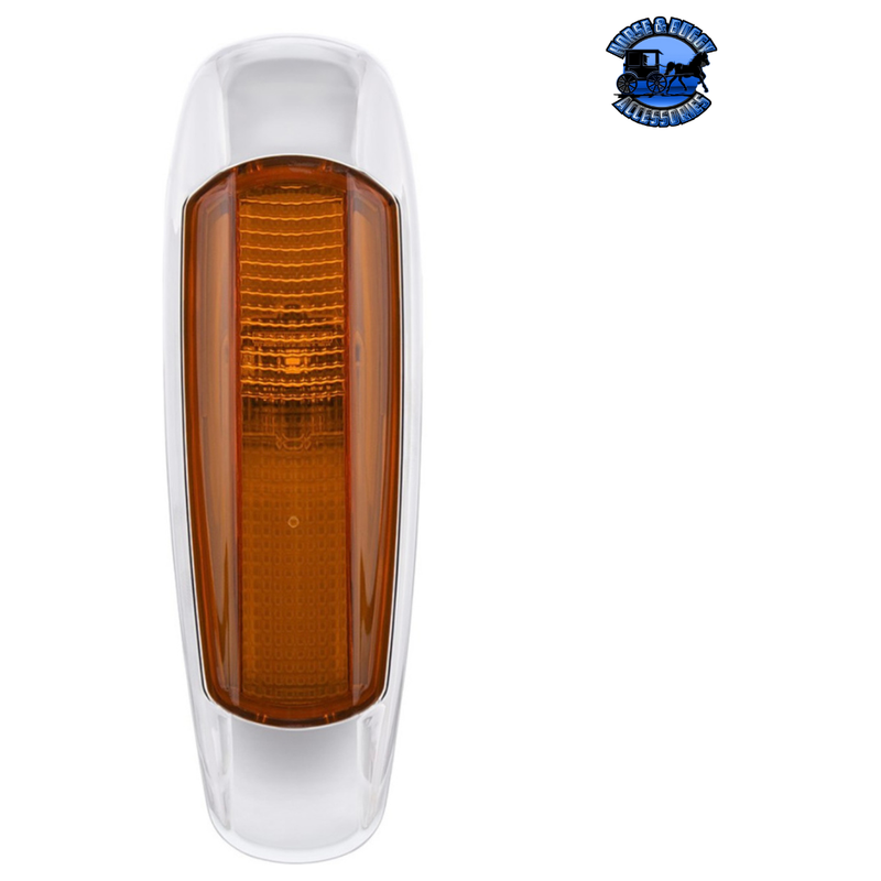 CHROME CAB LIGHT BEZEL FOR 2018-2024 FREIGHTLINER CASCADIA #42443 Cab Light Bezel Saddle Brown