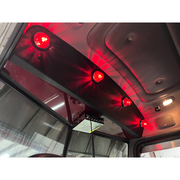 389 Peterbilt headliner (ultra cab only) Custom Head Liner Kit (Choose finish and holes needed) Interior polished stainless / 4 watermelon lights cutout only,polished stainless / 4 watermelons and speaker cutouts,polished stainless / 2 speaker cutouts only,brushed stainless / 4 watermelon lights cutout only,brushed stainless / 4 watermelons and speaker cutouts,brushed stainless / 2 speaker cutouts only Dark Slate Gray