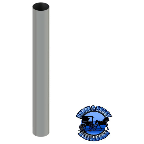 #24P-70060CP 7'' FLAT TOP EXHAUST STACK; 60'' LONG