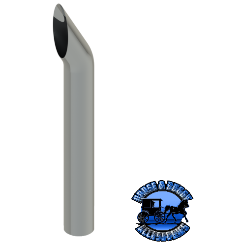 508A-114-1103 8"x114" Short 30 Exhaust Stack Light Slate Gray