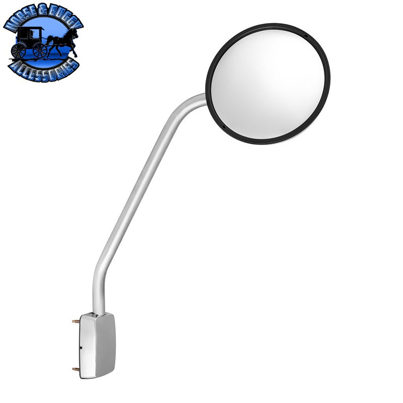 Chrome Hood Mirror Assembly With Sequential LED Turn Signal For 2013-2021 KW T680 & 2012-2021 PB 579 (Choose Side) Hood Mirror Driver,Passenger Dark Slate Gray