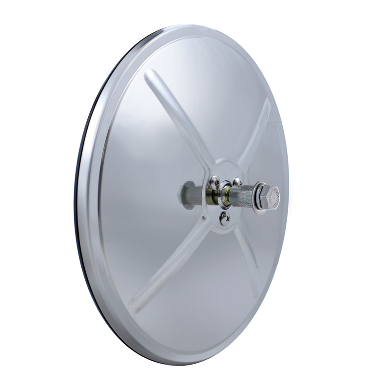 Espejo convexo de acero inoxidable de 8-1/2" - 150R