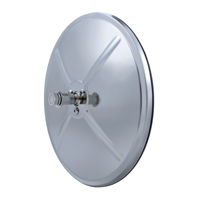 8-1/2" Round Stainless Steel Full Dome Convex Mirror