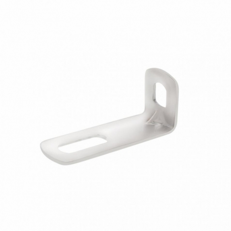 UP-60014 12-Gauge 304 Stainless Steel L-Shape Bracket - 3-5/16" X 1-1/4" X 1-1/2" (Bulk)
