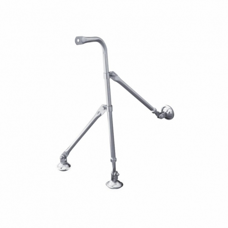 Soporte de espejo de guardabarros de trípode inoxidable