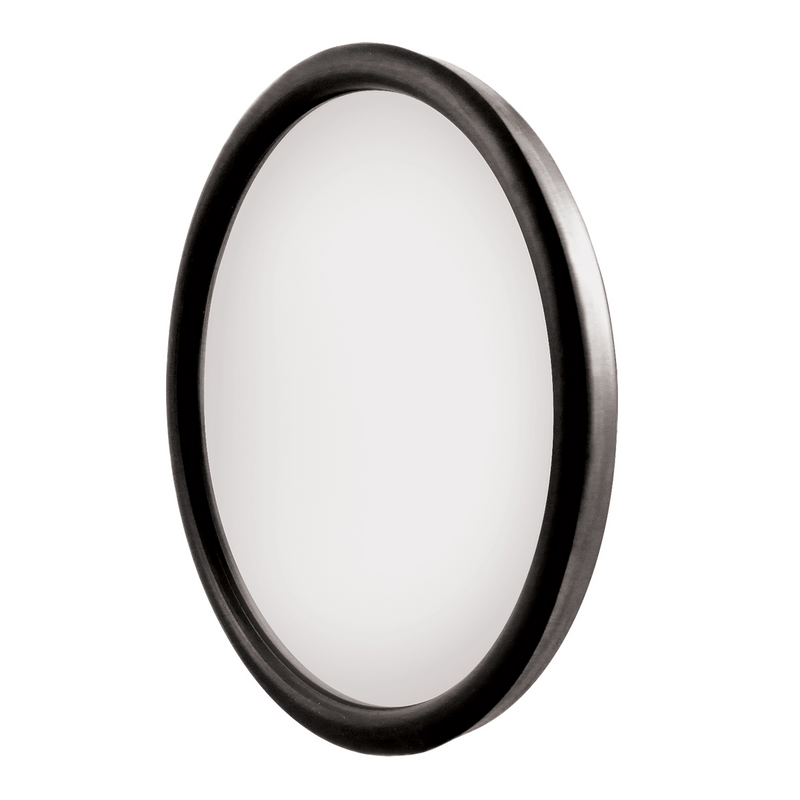 8-1/2" Stainless Steel Convex Mirror - 320R With Centered Mounting Stud