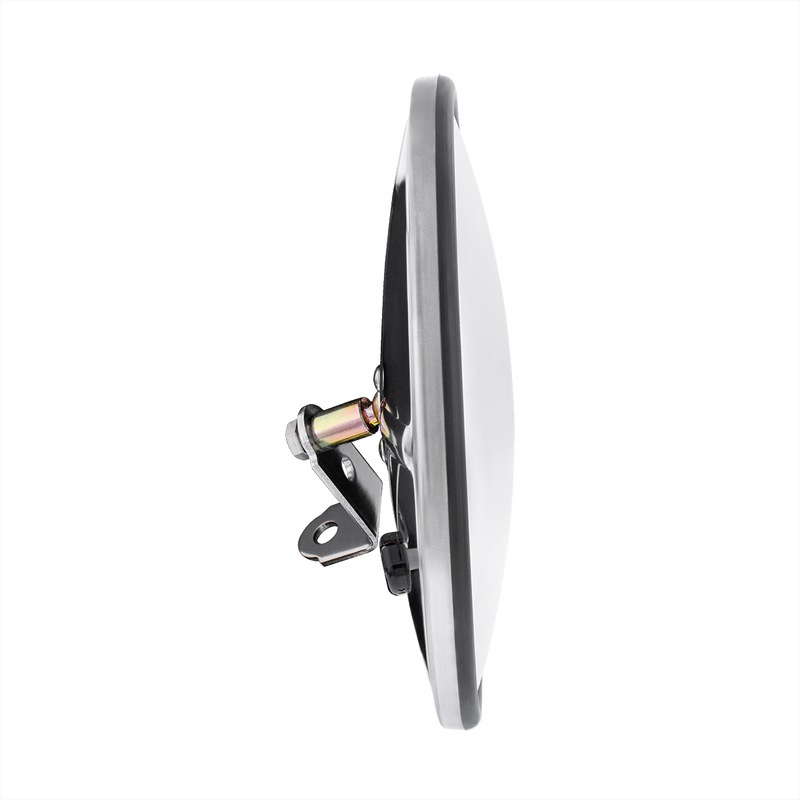 8-1/2" Stainless Steel Convex Mirror - 320R With Centered Mounting Stud