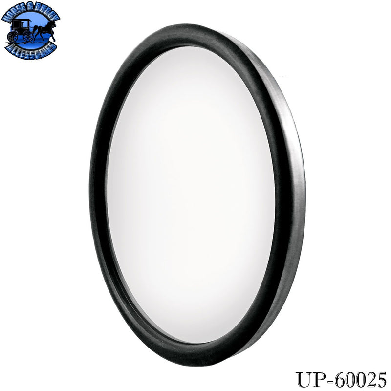 Espejo convexo de acero inoxidable de 8-1/2" - 320R con perno de montaje desplazado