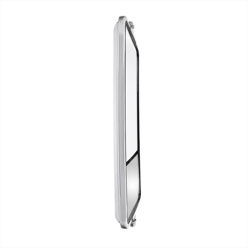 7" X 16" West Coast Mirror With Convex Lower Mirror & Stainless Housing - Non Heated