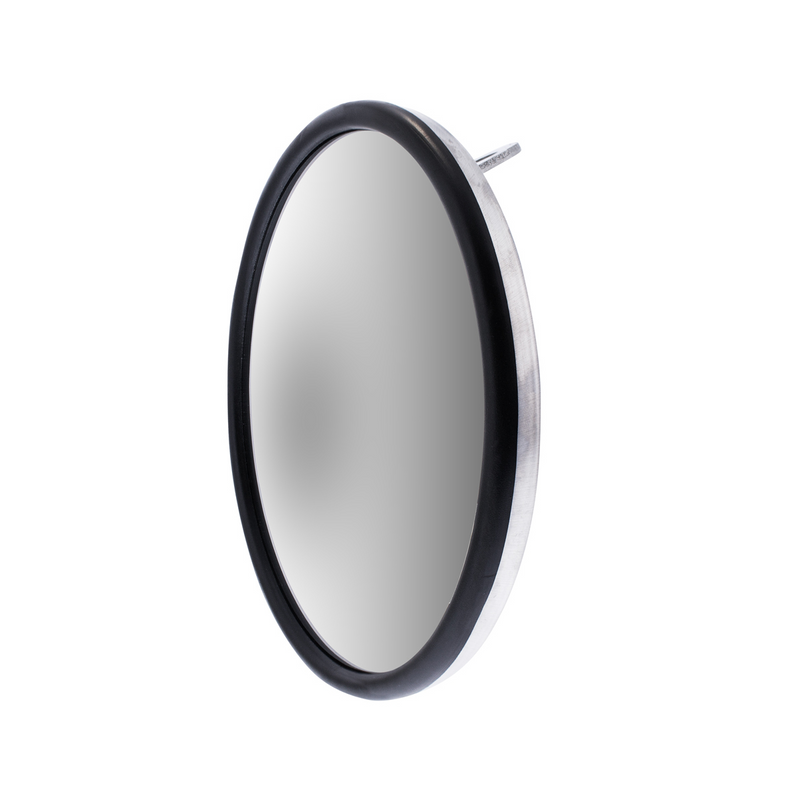 6" Stainless Steel Convex Mirror With Centered Mounting Stud