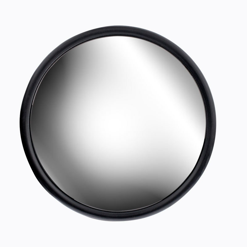 6" Stainless Steel Convex Mirror With Centered Mounting Stud