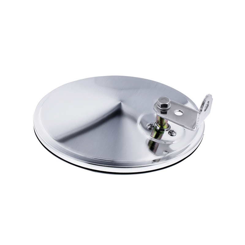 8-1/2" Stainless Steel Convex Mirror With Offset Mounting Stud #60035