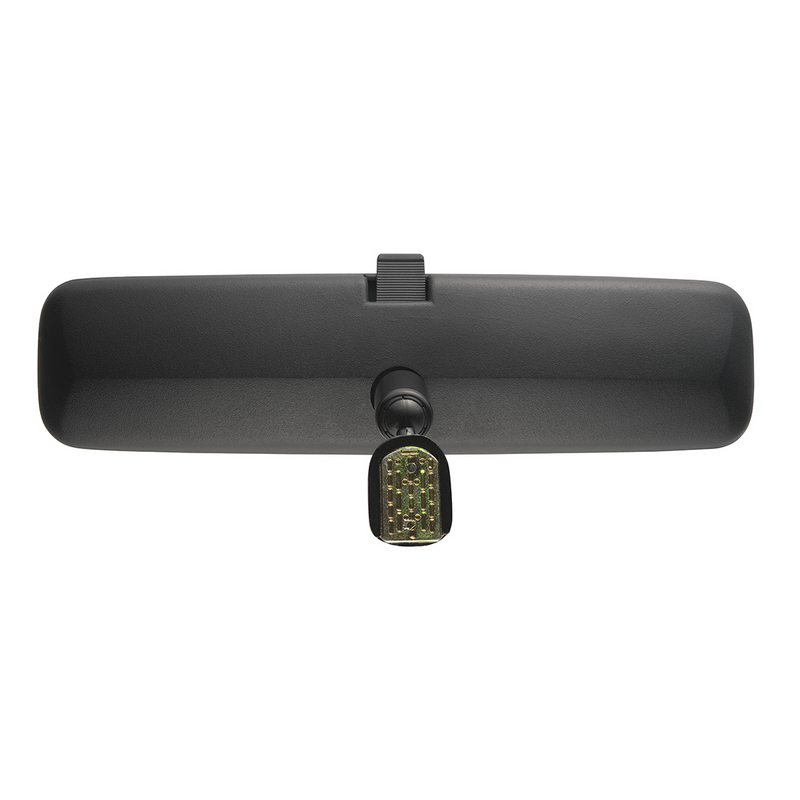UP-60053 10" Black Day/Night Interior Rearview Mirror Assembly - Glue-On Mount