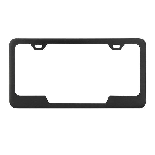 60406 License Plate Frame w/ 2 Holes & Center Cut