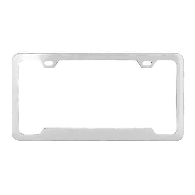 60409 License Plate Frame w/ 2 Holes & Raised Center