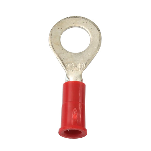 #62820 RED 1/4" O RING TERMINAL, 10PCS/PKG CONNECTOR Gray