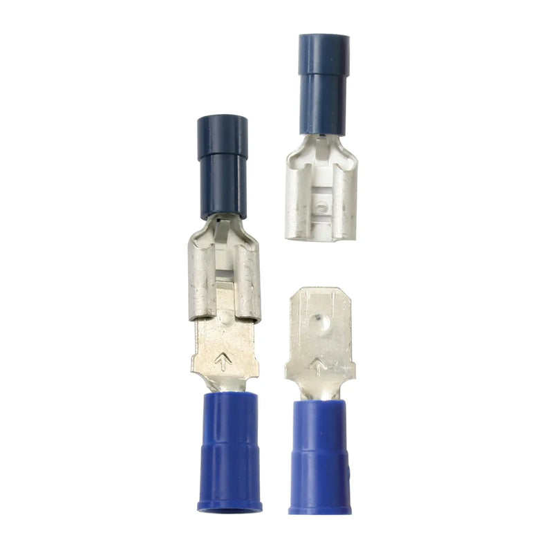 #62832 BLUE BLADE, MALE & FEMALE 16-14GA, 10PCS/PKG 5M+5F CONNECTOR Gray