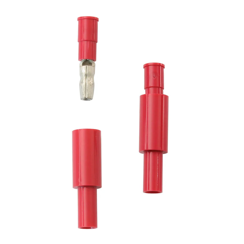 #62850 RED BULLET MALE & FEMALE 22-18GA, 10PCS/PKG 5M+5F CONNECTOR Maroon