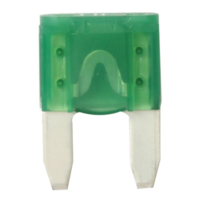 #62927 MINI ATM FUSES, 30 AMP, 5PCS /PKG FUSES Sea Green