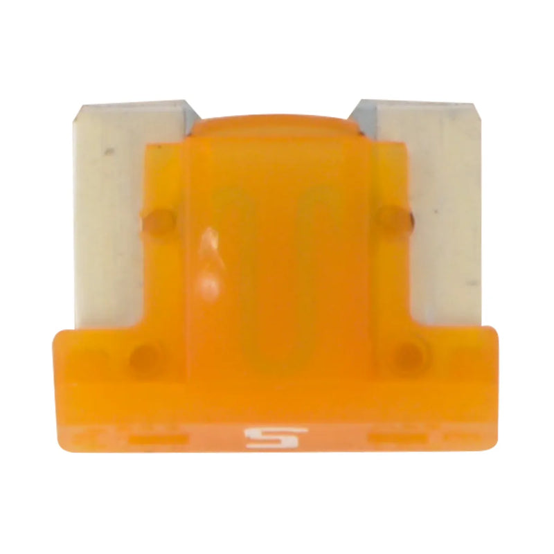 #62950 LOW PROFILE MINI FUSES, 5 AMP (TAN), 5PCS/PKG FUSES Goldenrod