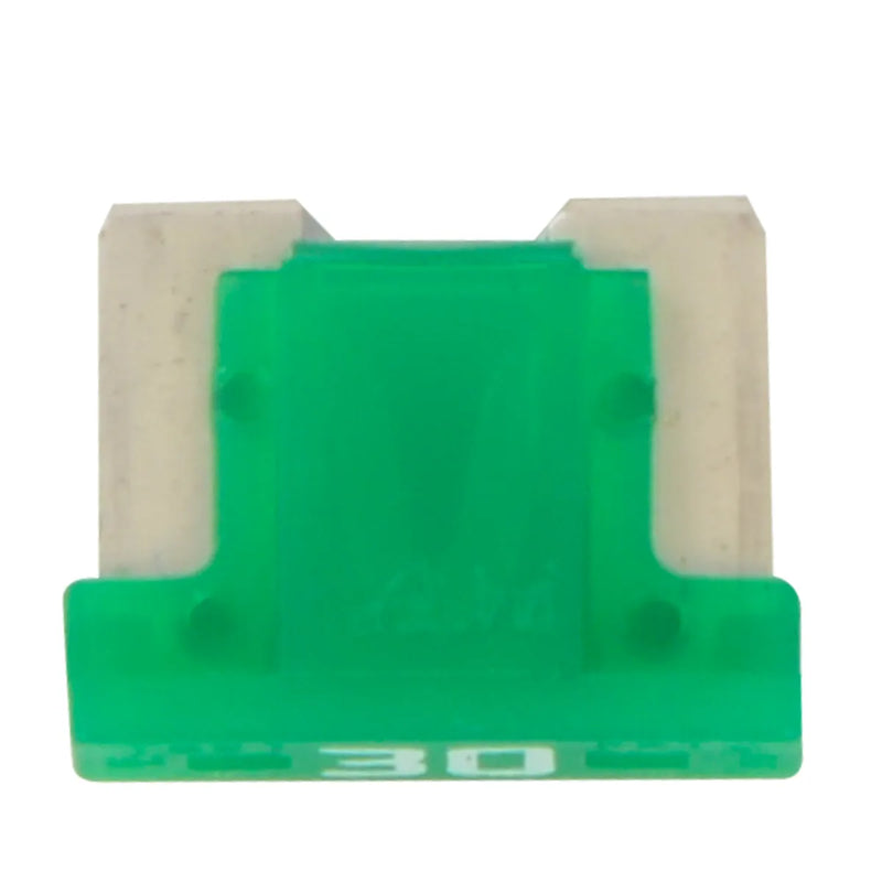 #62956 LOW PROFILE MINI FUSES, 30 AMP (GREEN), 5PCS/PKG FUSES Dark Cyan