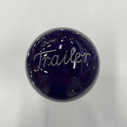 Font 1 Engraved Trailer Brake Knobs (5/8"-11 female threads) Twisted Shifterz (Choose Color) brake knob Pink Glitter Light Gray