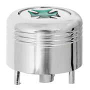66963 Peterbilt A/C Knob (Green Iron Cross) Light Gray