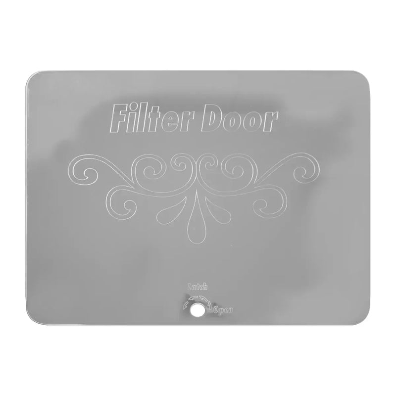 66985 (close out)S.S. HEATER FILTER DOOR PANEL FOR PETERBILT 370's 1995 UP Dark Gray