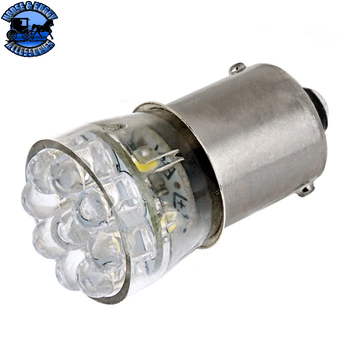 67 LED Bulb - 15 LED Forward Firing Cluster - BA15S Base - Green