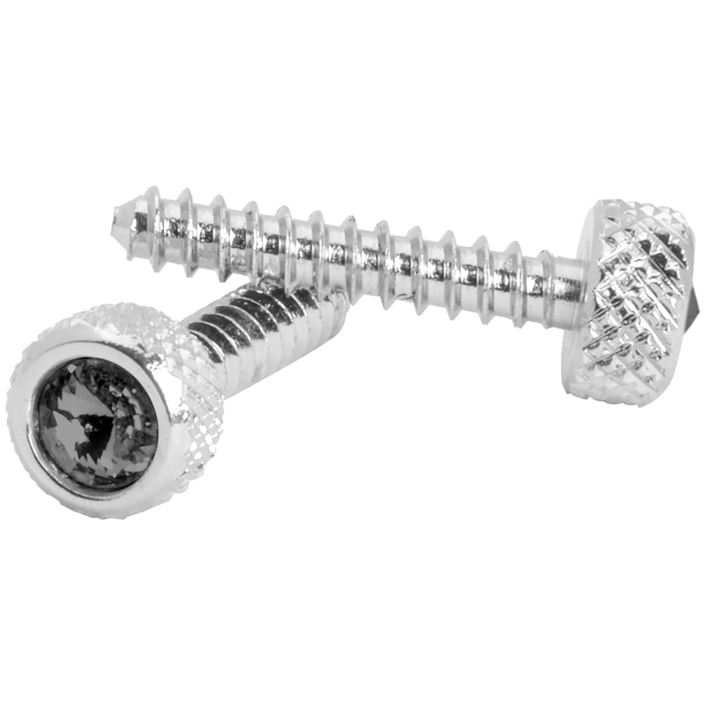67166 Small Dash Screw with Black Crystal