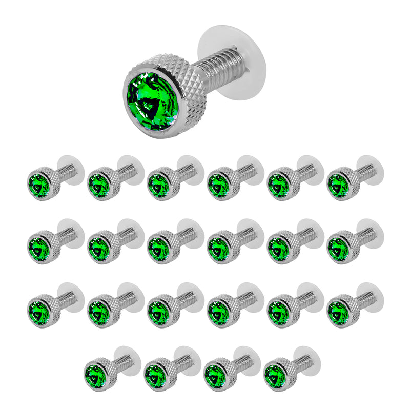 67253 Dash Screw w/ Crystal - Fine Thread