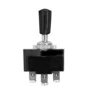 #67980 TOGGLE SWITCH, ON-OFF-ON, 3 PIN, 125V, 6 AMPS TOGGLE SWITCH Black