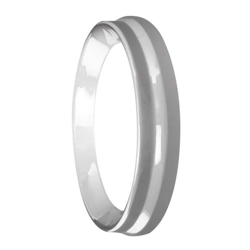 CR. SMALL SNAP-ON GAUGE BEZEL FOR KENWORTH #68160 Gauge Bezel Light Gray