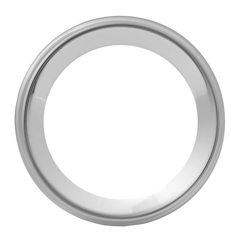 CR. STEEL GAUGE COVER FOR PETERBILT SMALL GAUGE #68162 Gauge Bezel Gray