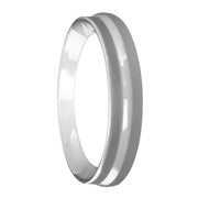 CR. MEDIUM SNAP-ON BEZEL FOR KENWORTH PYROMETER GAUGE #68180 Light Gray