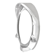 #68217 Bezel w/ Visor for 4" Round Combination Pedestal Lights (RIGHT SIDE) Bezel Gray