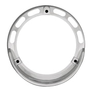 #68218 Bezel w/ Visor for 4" Round Combination Pedestal Lights (UP SODE DOWN) Bezel Gray