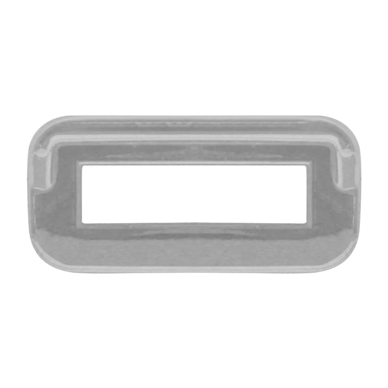 68244 Switch Label Bezel w/ Visor for Peterbilt 2000 & Earlier #68244 Peterbilt dash Dark Gray
