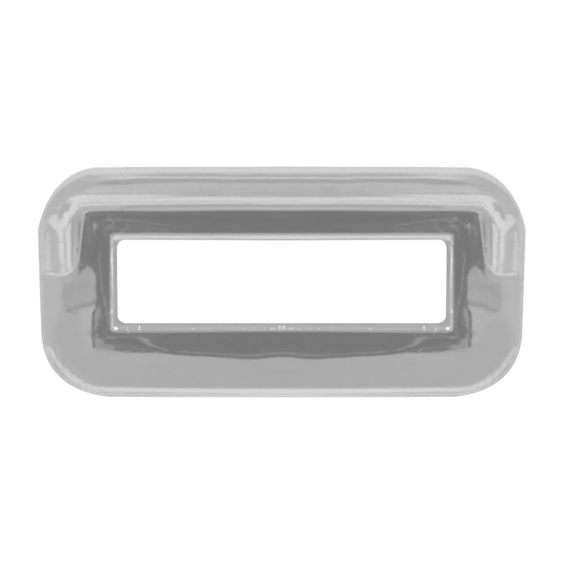 68245 Switch Label Bezel w/ Visor for Peterbilt 2001 & Later #68245 Peterbilt dash Dark Gray